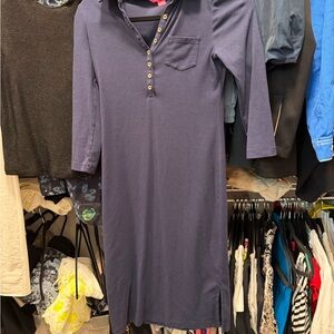 Lilly Pulitzer Deep Blue Midi Dress